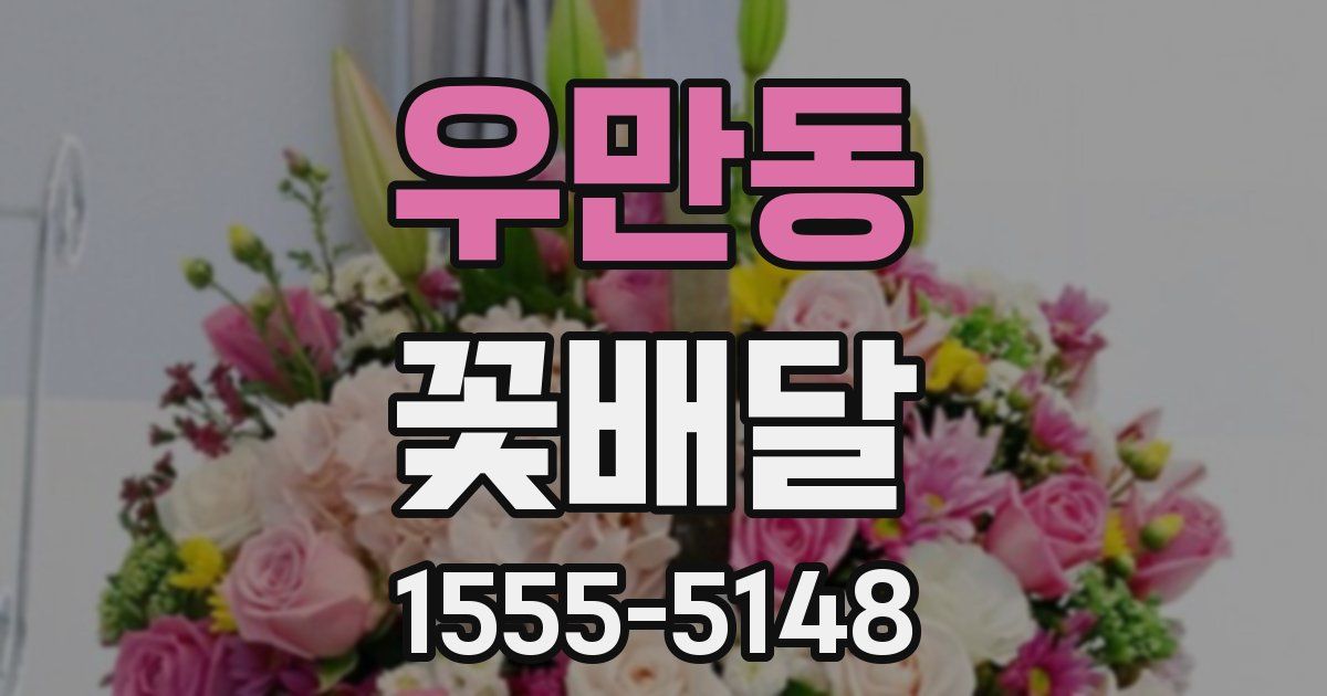 우만동 꽃배달