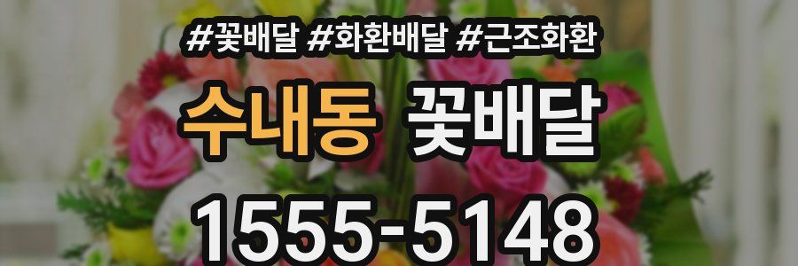 수내동 꽃배달