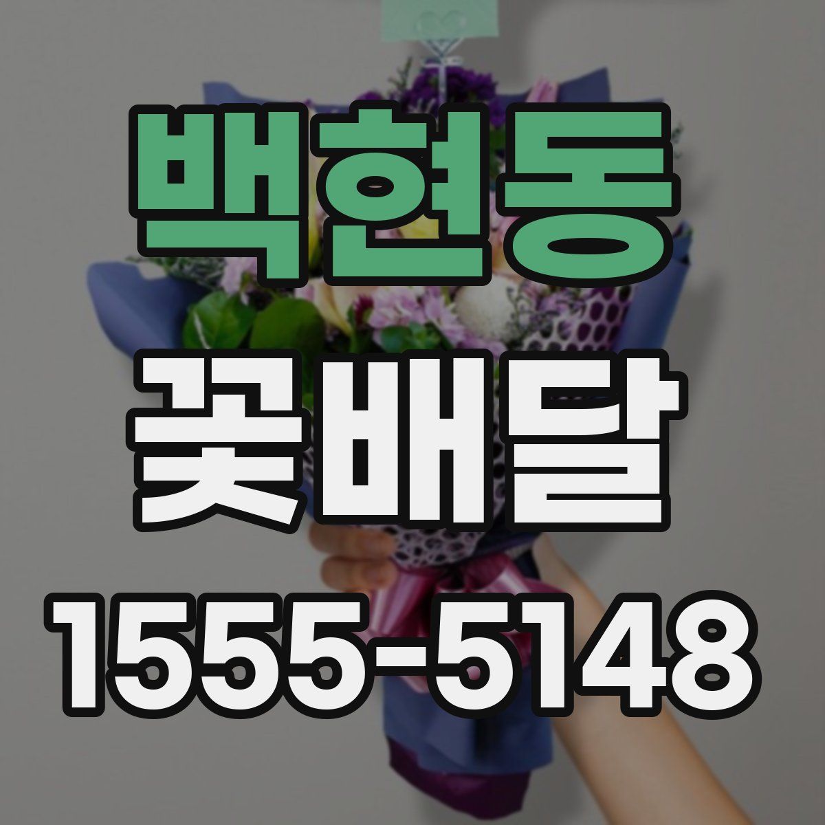 백현동 꽃배달