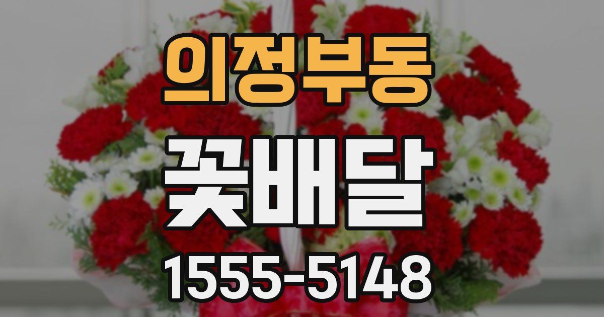 의정부동 꽃배달