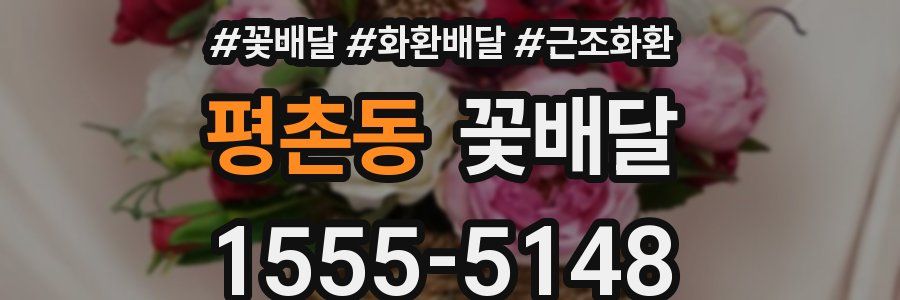 평촌동 꽃배달