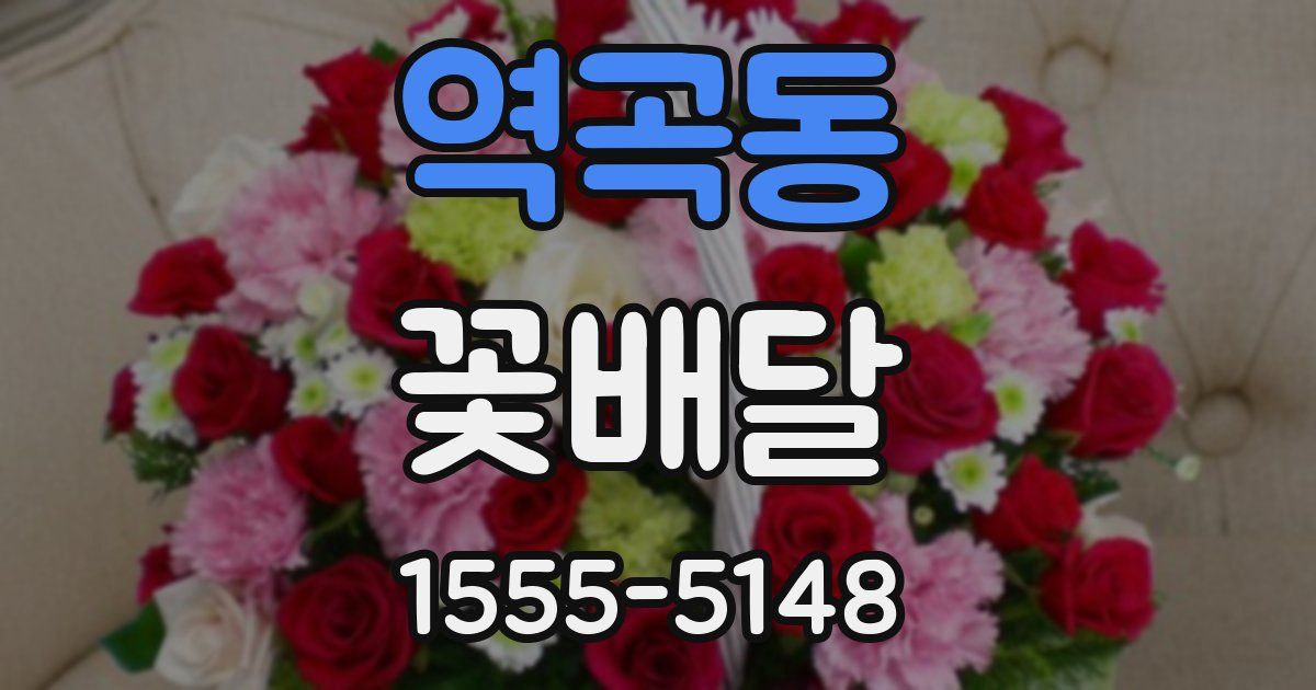 역곡동 꽃배달