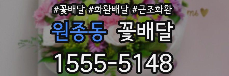 원종동 꽃배달