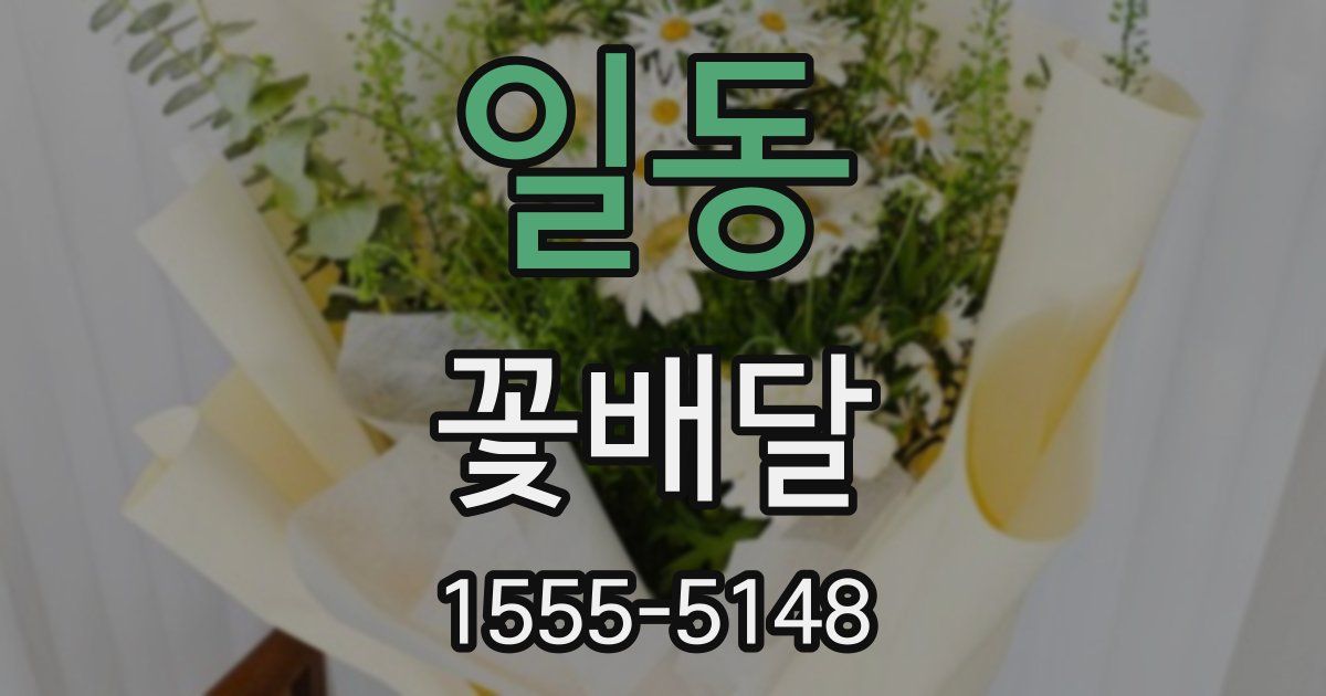 일동 꽃배달