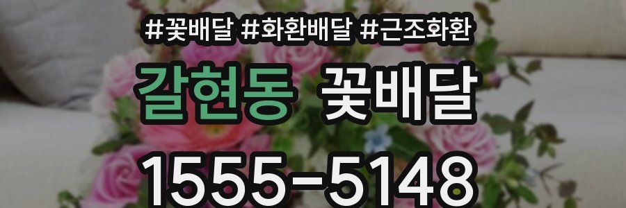 갈현동 꽃배달