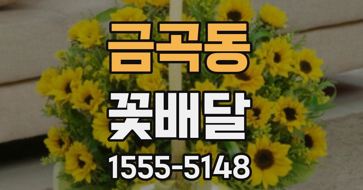 금곡동 꽃배달