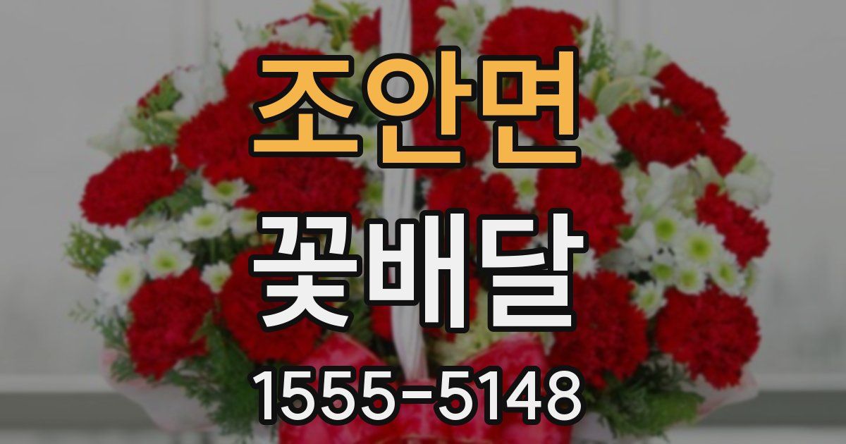 조안면 꽃배달