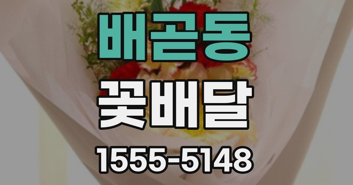 배곧동 꽃배달