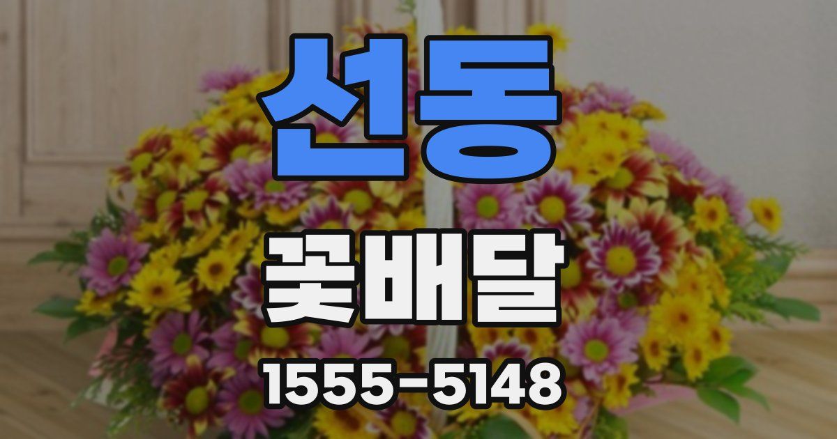 선동 꽃배달