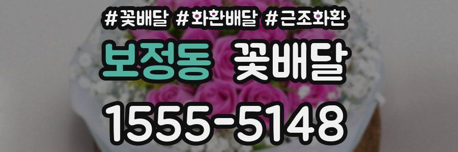 보정동 꽃배달