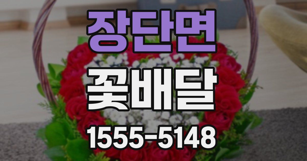 장단면 꽃배달