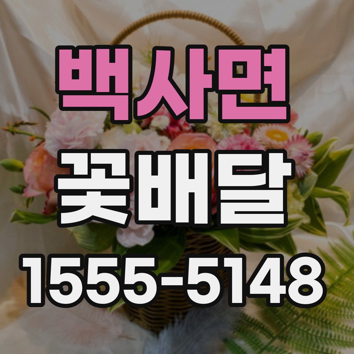 백사면 꽃배달