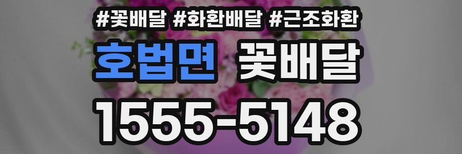 호법면 꽃배달