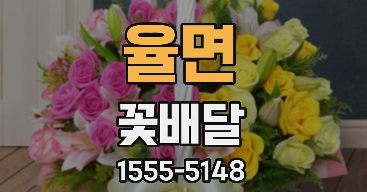 율면 꽃배달
