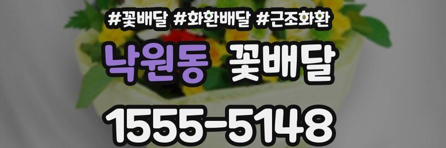 낙원동 꽃배달