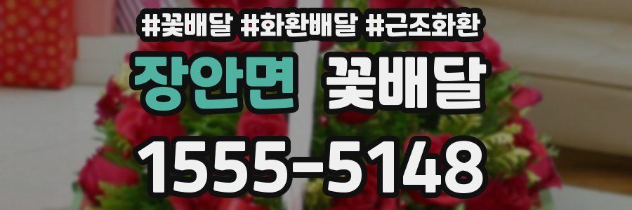 장안면 꽃배달