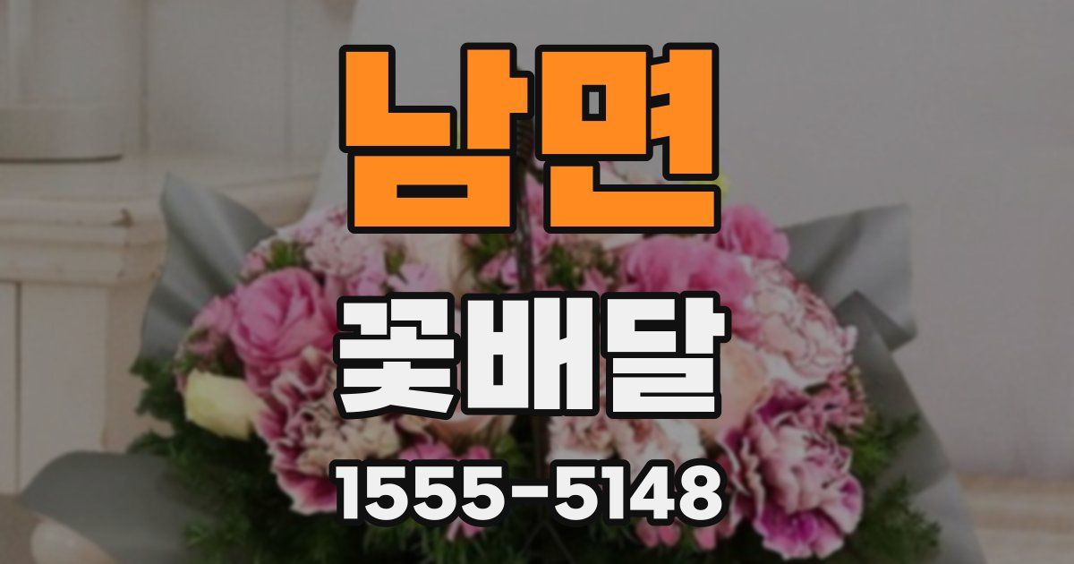 남면 꽃배달