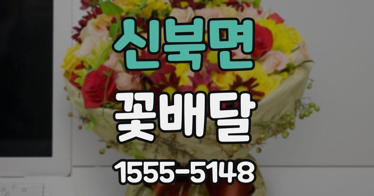 신북면 꽃배달