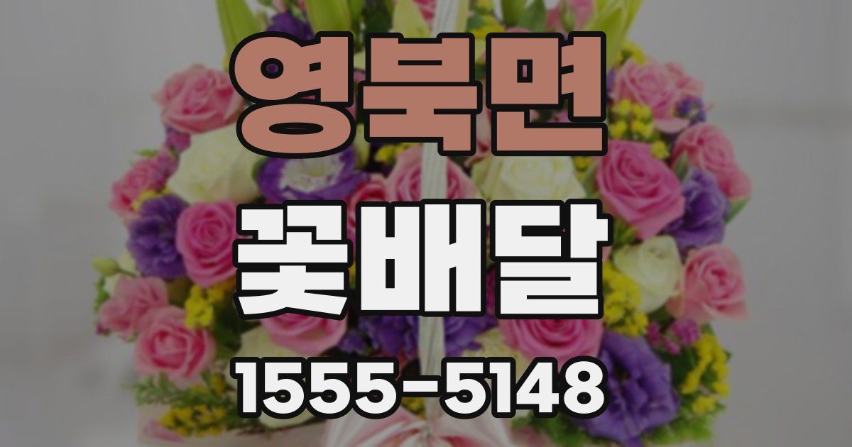 영북면 꽃배달