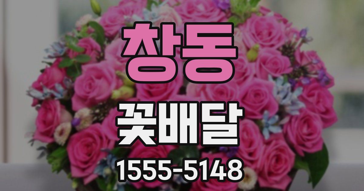 창동 꽃배달