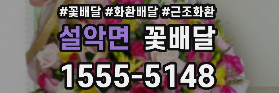 설악면 꽃배달