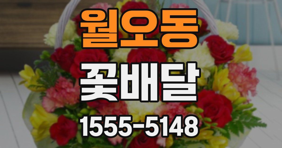 월오동 꽃배달