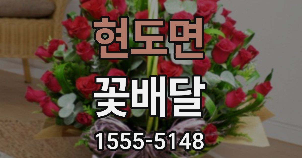현도면 꽃배달