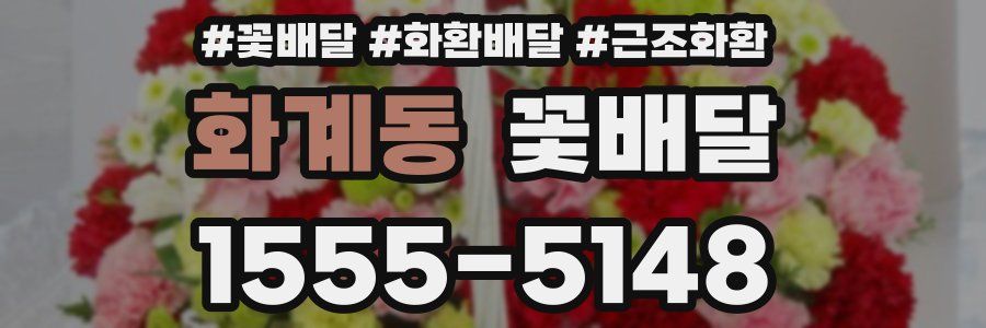화계동 꽃배달