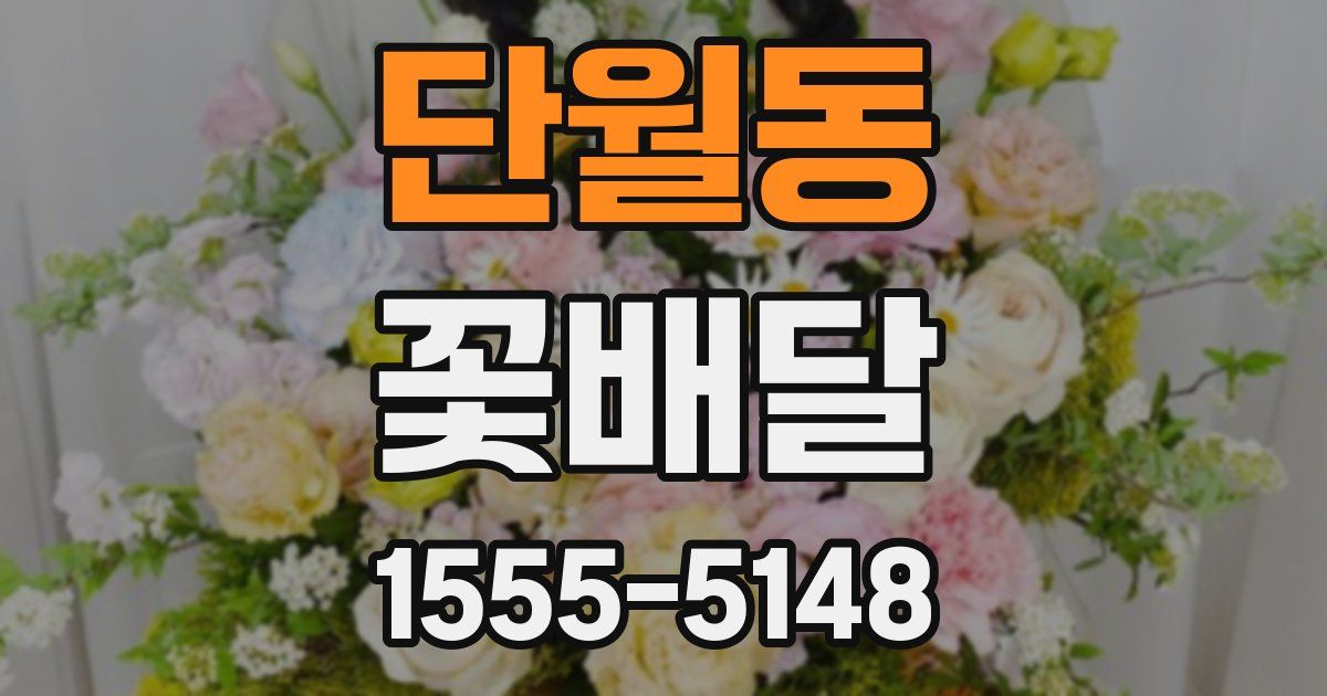 단월동 꽃배달
