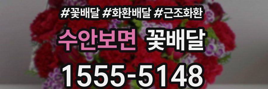 수안보면 꽃배달