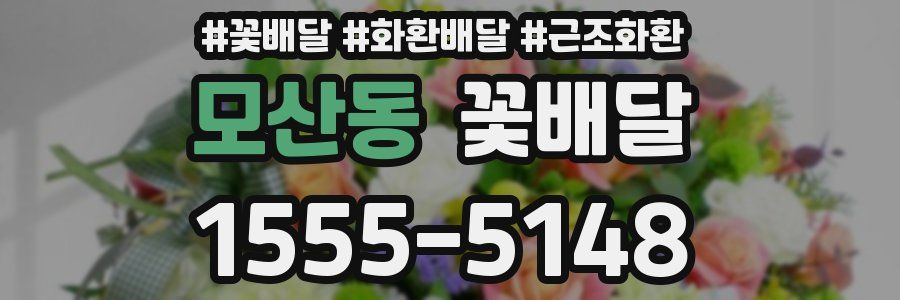 모산동 꽃배달