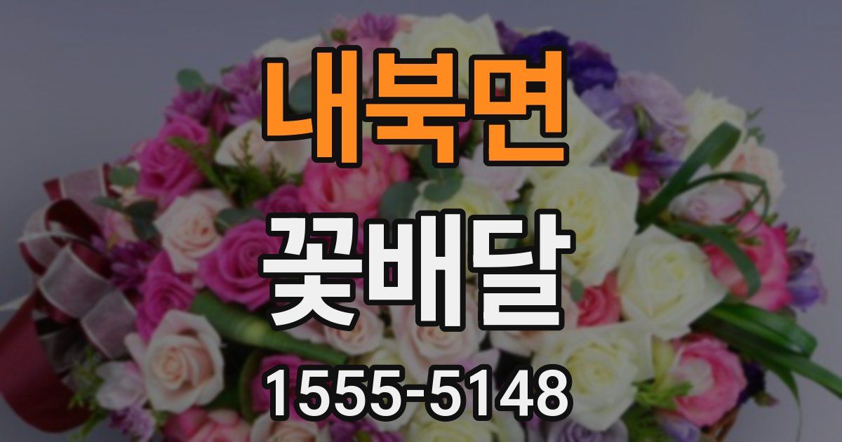 내북면 꽃배달