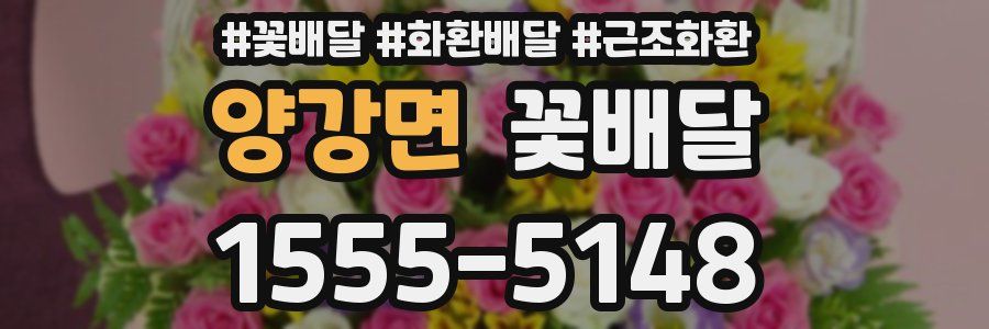 양강면 꽃배달