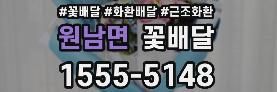 원남면 꽃배달