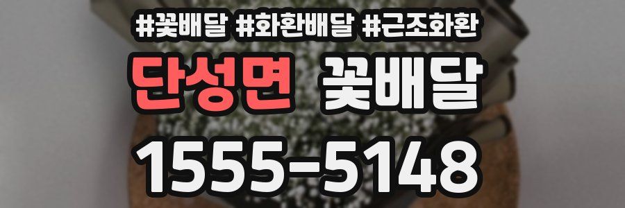 단성면 꽃배달
