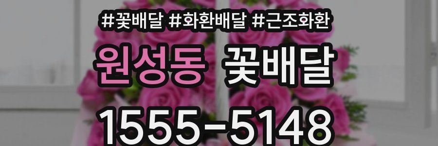 원성동 꽃배달