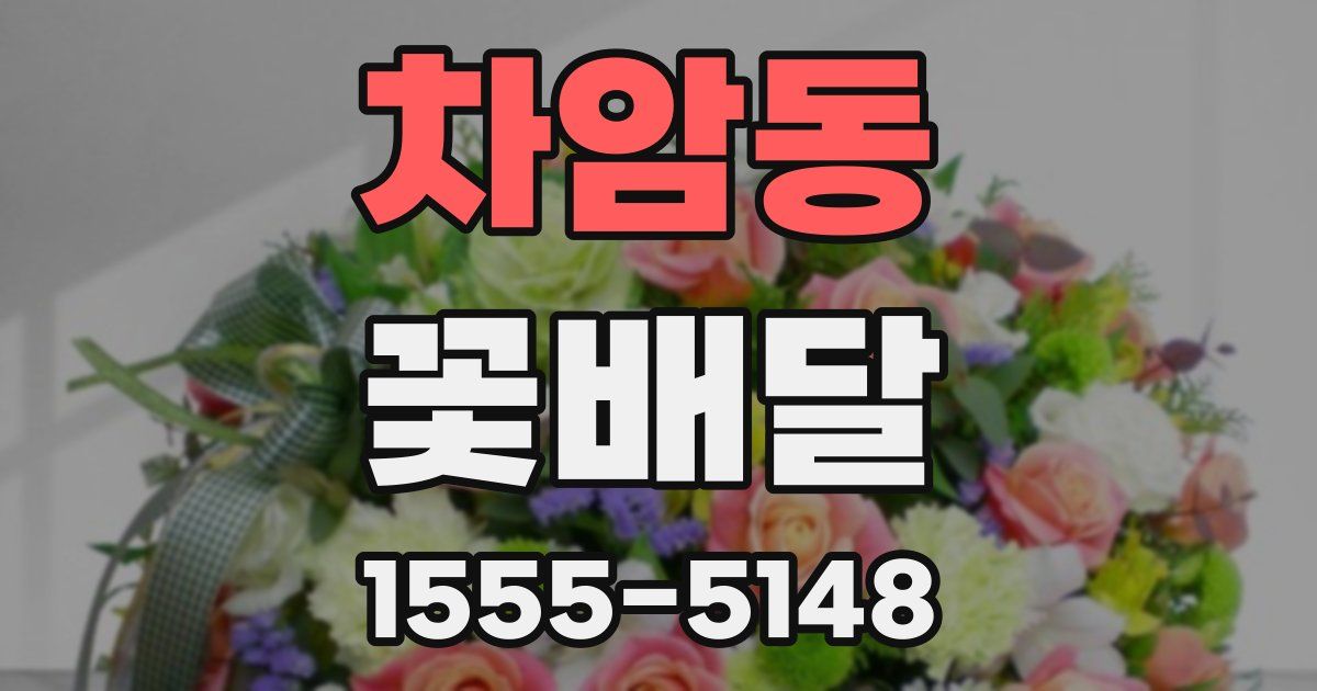 차암동 꽃배달