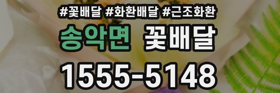 송악면 꽃배달