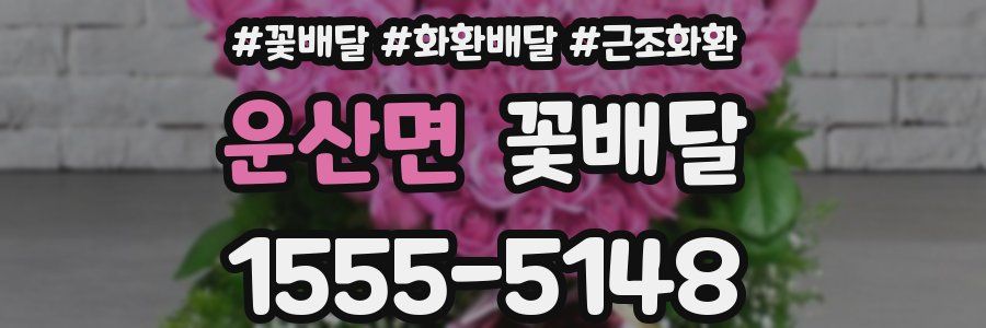 운산면 꽃배달