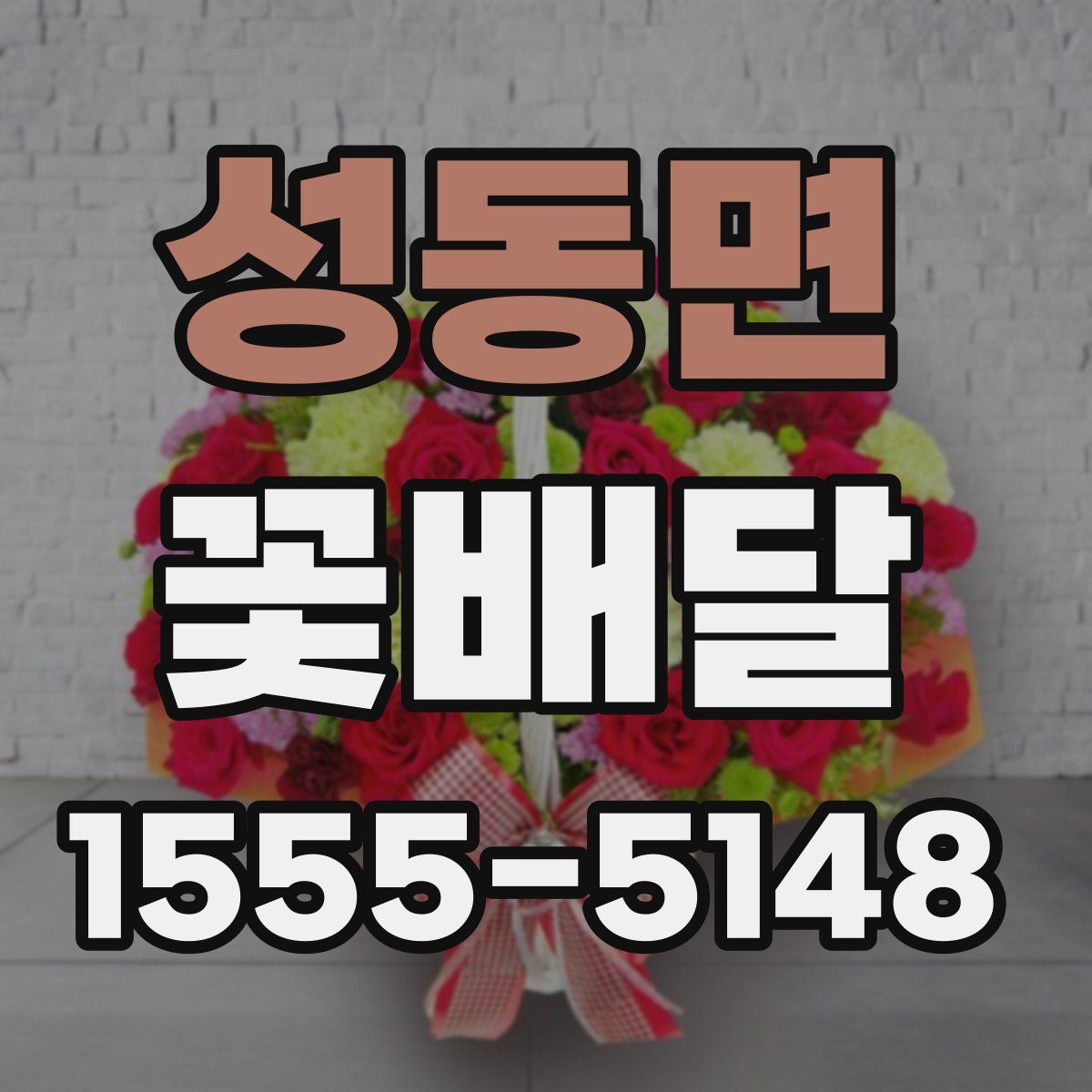 성동면 꽃배달