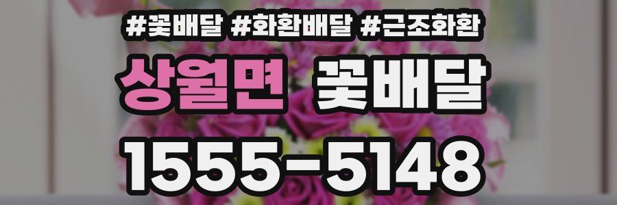 상월면 꽃배달
