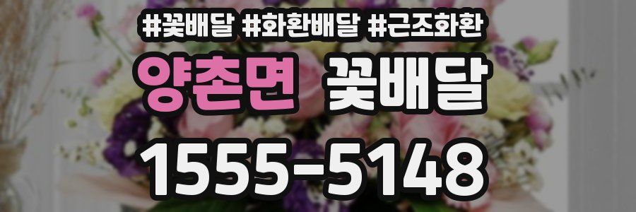 양촌면 꽃배달