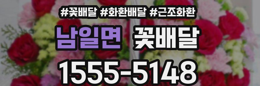 남일면 꽃배달