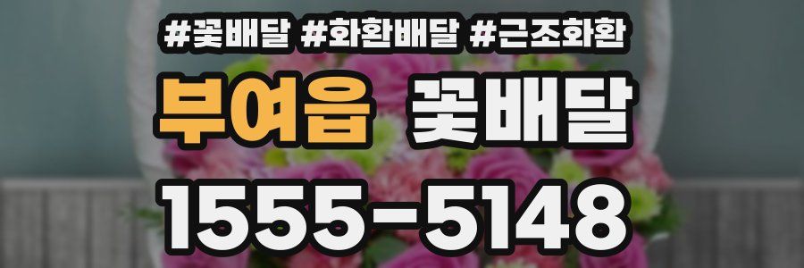 부여읍 꽃배달