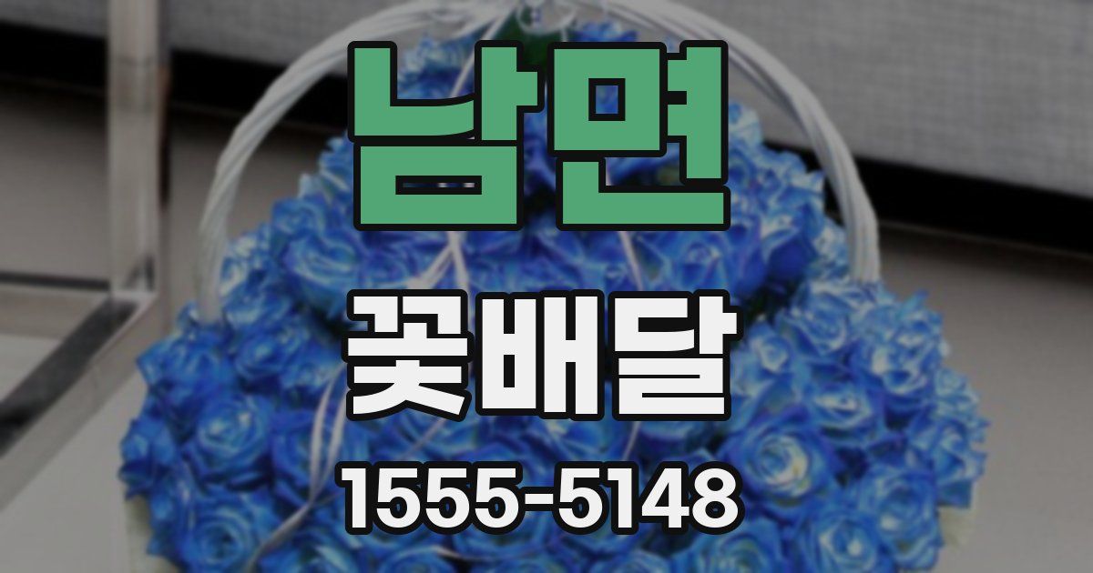 남면 꽃배달
