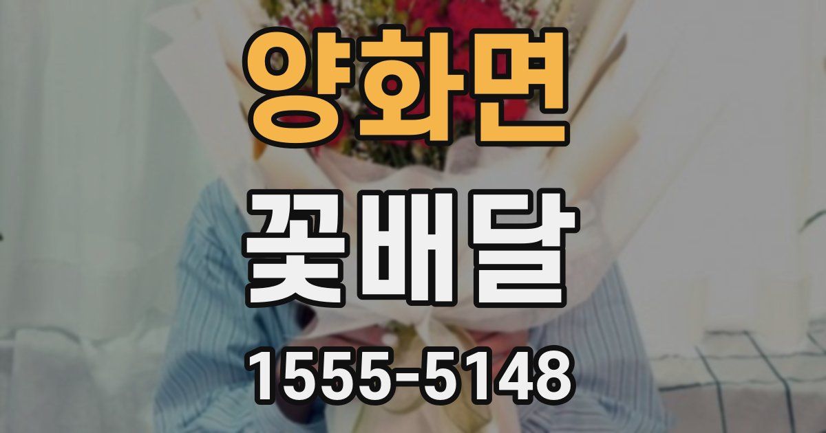 양화면 꽃배달