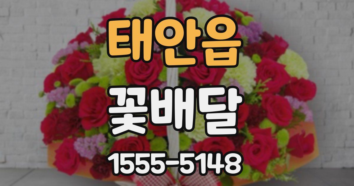 태안읍 꽃배달