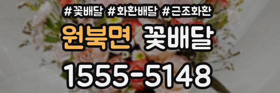 원북면 꽃배달