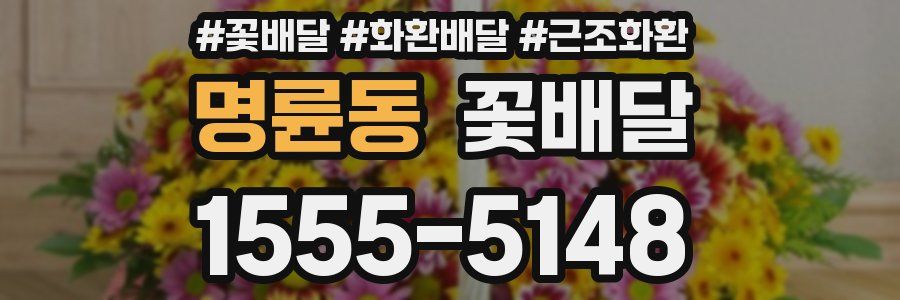 명륜동 꽃배달