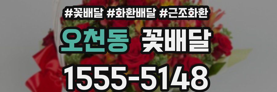 오천동 꽃배달